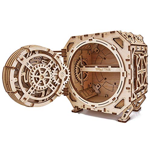Wood Trick Safe Holzmodellbausatz für Erwachsene und Kinder - DIY Locker Puzzle Box mit Kombination - Mechanisch - Bewahren Sie Ihre wertvollen Gegenstände auf - Hochleistungsdesign - 3D-Holzpuzzle Wood Trick Safe Holzmodellbausatz für Erwachsene und Kinder - DIY Locker Puzzle Box mit Kombination - Mechanisch - Bewahren Sie Ihre wertvollen Gegenstände auf - Hochleistungsdesign - 3D-Holzpuzzle von Wood Trick