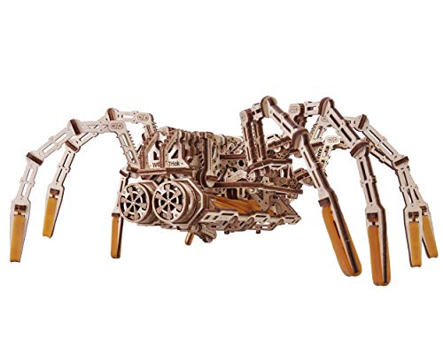 Wood Trick Mechanische Spinne 3D Holzpuzzle - Läuft bis zu 2 m - Holzmodellbausatz für Erwachsene und Kinder zum Bauen Wood Trick Mechanische Spinne 3D Holzpuzzle - Läuft bis zu 2 m - Holzmodellbausatz für Erwachsene und Kinder zum Bauen von Wood Trick