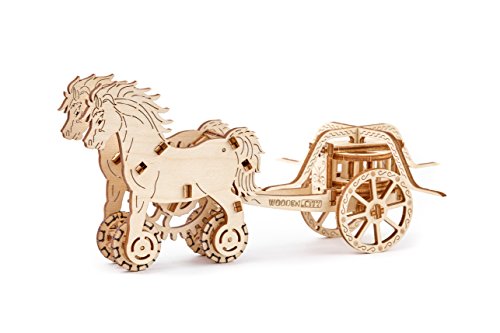 Wooden City WR302 Chariot Da Vinci 3D-Holzfunktionsbausätze, Natur, 32,7 x 37,3 x 13,5 cm Wooden City WR302 Chariot Da Vinci 3D-Holzfunktionsbausätze, Natur, 32,7 x 37,3 x 13,5 cm von WOODEN.CITY