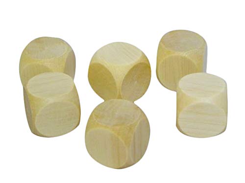 5X Holzwürfel Würfel Würfel Blank Unlackiertes Holz Sechsseitig 60 mm 6 cm 5X Holzwürfel Würfel Würfel Blank Unlackiertes Holz Sechsseitig 60 mm 6 cm von Wooden World