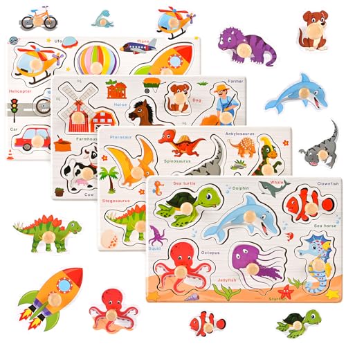 Wooderma Holzpuzzle 1 Jahr | Steckpuzzle Holz für Junge und Mädchen 12-36 Monate | Montessori Spielzeug Holzspielzeug Baby | Kinder Greifpuzzle Weihnacht Geschenk Wooderma Holzpuzzle 1 Jahr | Steckpuzzle Holz für Junge und Mädchen 12-36 Monate | Montessori Spielzeug Holzspielzeug Baby | Kinder Greifpuzzle Weihnacht Geschenk von Wooderma