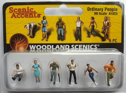 Woodland Scenics A1824 Normale Menschen gehend stehend Figuren Spur H0 HO 1:87 Ordinary People von Woodland Scenics