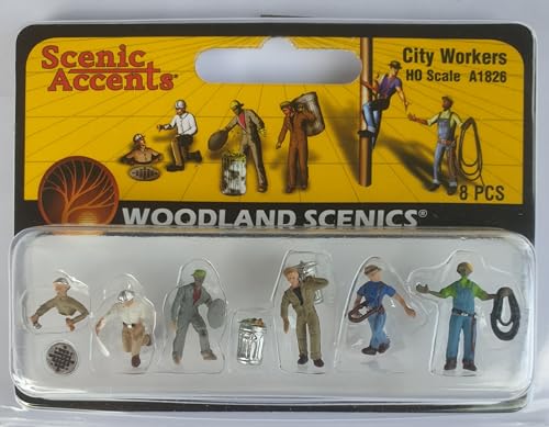 Woodland Scenics A1826 Stadtarbeiter Müllmann Handwerker Telefon Telegrafenmast Strassenbau Figuren Spur H0 HO 1:87 Woodland Scenics A1826 Stadtarbeiter Müllmann Handwerker Telefon Telegrafenmast Strassenbau Figuren Spur H0 HO 1:87 von Woodland Scenics