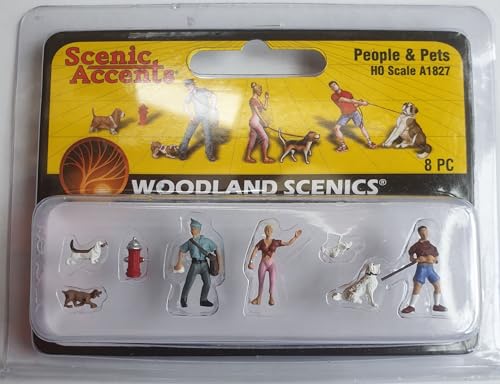 Woodland Scenics A1827 Hunde Hundehalter Briefträger Hydrant Figuren Tiere Spur H0 HO 1:87 Woodland Scenics A1827 Hunde Hundehalter Briefträger Hydrant Figuren Tiere Spur H0 HO 1:87 von Woodland Scenics
