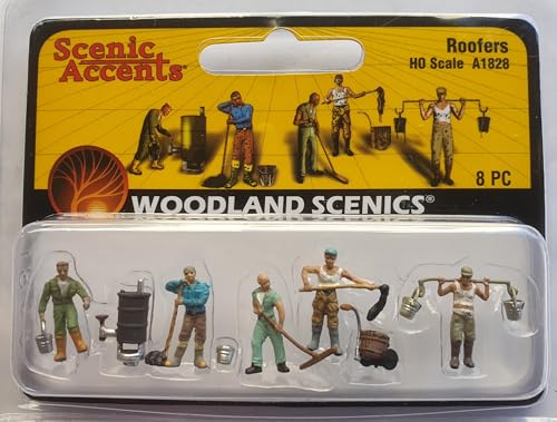 Woodland Scenics A1828 Dachdecker Teerarbeiter Teerkocher Teerpappe verlegen Figuren Spur H0 HO 1:87 Roofers Woodland Scenics A1828 Dachdecker Teerarbeiter Teerkocher Teerpappe verlegen Figuren Spur H0 HO 1:87 Roofers von Woodland Scenics