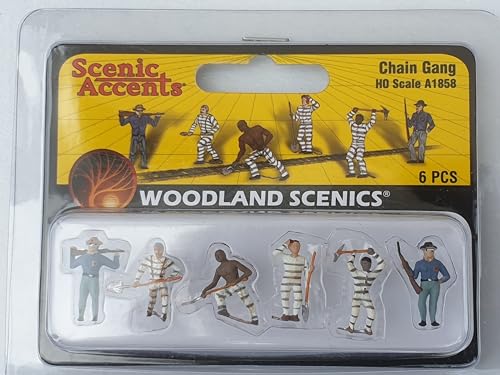 Woodland Scenics A1858 US Sträflinge Arbeiten Gefangene Schienenbau Strassenbau Figuren Spur H0 HO 1:87 Chain Gang Woodland Scenics A1858 US Sträflinge Arbeiten Gefangene Schienenbau Strassenbau Figuren Spur H0 HO 1:87 Chain Gang von Woodland Scenics