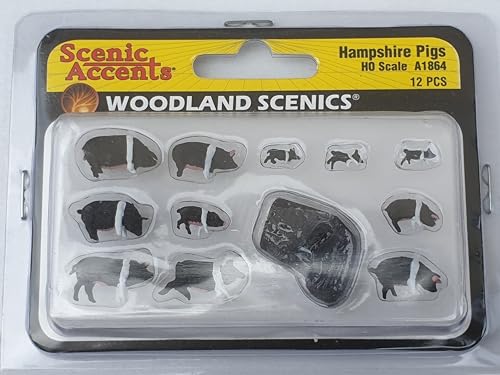 Woodland Scenics A1864 Schweine Ferkel Sule Figuren Spur H0 HO 1:87 Hampshire Pigs Woodland Scenics A1864 Schweine Ferkel Sule Figuren Spur H0 HO 1:87 Hampshire Pigs von Woodland Scenics