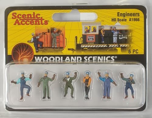 Woodland Scenics A1866 Lokführer Maschinisten Figuren für Lokomotiven Spur H0 HO 1:87 Engineers Woodland Scenics A1866 Lokführer Maschinisten Figuren für Lokomotiven Spur H0 HO 1:87 Engineers von Woodland Scenics