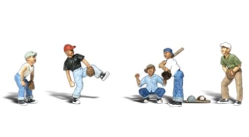 Woodland Scenics A1869 Figuren Jugendliche Kinder Baseballspieler Sportler Spur H0 HO 1:87 Baseball Players I Woodland Scenics A1869 Figuren Jugendliche Kinder Baseballspieler Sportler Spur H0 HO 1:87 Baseball Players I von Woodland Scenics