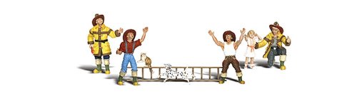 Woodland Scenics A1882 Figuren US-Feuerwehr Feuerwehrmänner im Rettungseinsatz Spur H0 1:87 Woodland Scenics A1882 Figuren US-Feuerwehr Feuerwehrmänner im Rettungseinsatz Spur H0 1:87 von Woodland Scenics