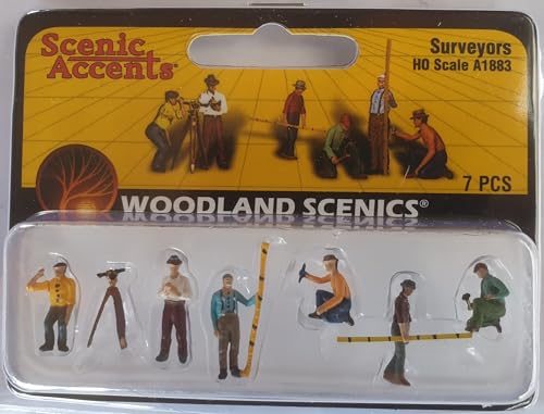 Woodland Scenics A1883 Landvermesser Ingenieure Bauarbeiter Figuren Spur H0 HO 1:87 Surveyors Woodland Scenics A1883 Landvermesser Ingenieure Bauarbeiter Figuren Spur H0 HO 1:87 Surveyors von Woodland Scenics