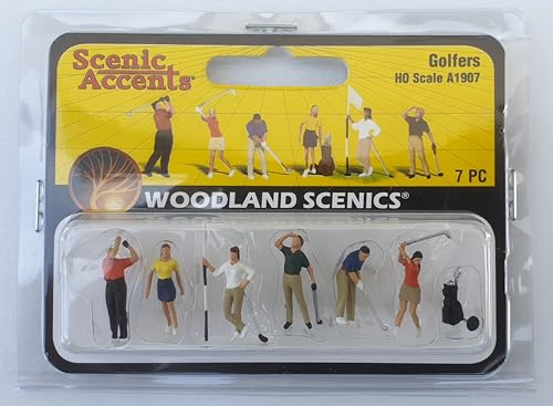 Woodland Scenics A1907 Golfspieler 6 Golfer auf dem Golfplatz stehend Figuren Spur H0 HO 1:87 Woodland Scenics A1907 Golfspieler 6 Golfer auf dem Golfplatz stehend Figuren Spur H0 HO 1:87 von Woodland Scenics