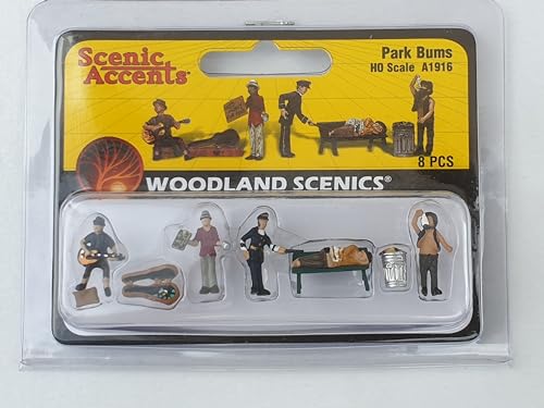 Woodland Scenics A1916 Landstreicher Obdachloser Parkbank Polizist Strassenmusikant Figuren Spur H0 HO 1:87 Woodland Scenics A1916 Landstreicher Obdachloser Parkbank Polizist Strassenmusikant Figuren Spur H0 HO 1:87 von Woodland Scenics