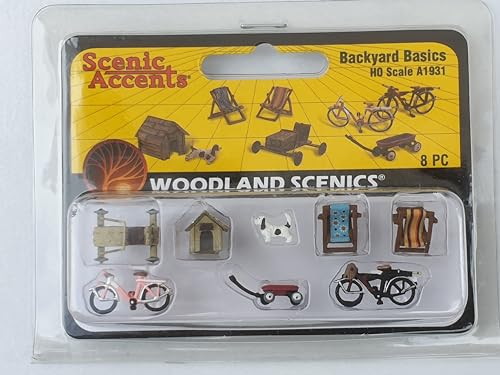 Woodland Scenics A1931 Gartenzubehör Gartenstühle Kinderfahrrad Hundehütte Hund Seifenkiste Figuren Spur H0 HO 1:87 Woodland Scenics A1931 Gartenzubehör Gartenstühle Kinderfahrrad Hundehütte Hund Seifenkiste Figuren Spur H0 HO 1:87 von Woodland Scenics