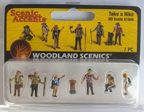 Woodland Scenics A1944 Wanderer Wanderung Rucksack Wanderstöcke Figuren Spur H0 HO 1:87 Take a Hike von Woodland Scenics
