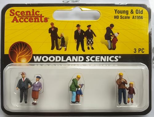 Woodland Scenics A1956 Jung und alt Senioren Kinder Eltern Figuren Spur H0 HO 1:87 Young and Old Woodland Scenics A1956 Jung und alt Senioren Kinder Eltern Figuren Spur H0 HO 1:87 Young and Old von Woodland Scenics