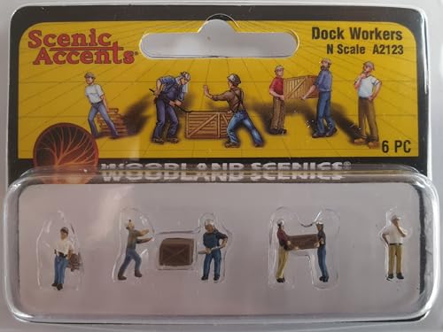 Woodland Scenics A2123 Lagerarbeiter Kisten Schleppen Verladung Figuren Spur N 1:160 Dock Workers Woodland Scenics A2123 Lagerarbeiter Kisten Schleppen Verladung Figuren Spur N 1:160 Dock Workers von Woodland Scenics