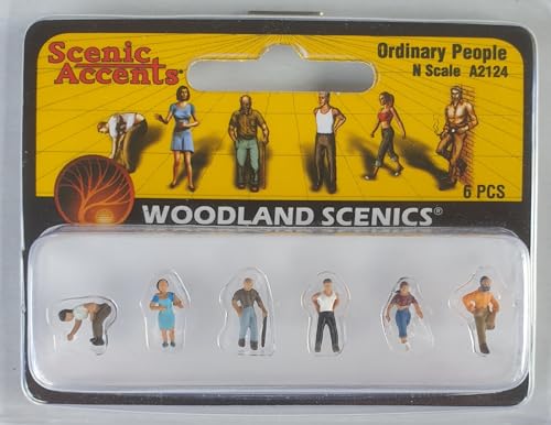 Woodland Scenics A2124 Normale Menschen Passagiere Figuren stehend gehend Spur N 1:160 Ordinary People Woodland Scenics A2124 Normale Menschen Passagiere Figuren stehend gehend Spur N 1:160 Ordinary People von Woodland Scenics