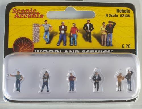 Woodland Scenics A2136 Rock n Roller 60er 70er Jahre Jugendliche Figuren Spur N 1:160 Rebels Woodland Scenics A2136 Rock n Roller 60er 70er Jahre Jugendliche Figuren Spur N 1:160 Rebels von Woodland Scenics