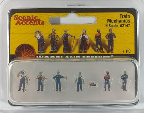 Woodland Scenics A2147 Zugmechaniker Zugreparatur Loks Waggons Figuren Spur N 1:160 Train Mechanics Woodland Scenics A2147 Zugmechaniker Zugreparatur Loks Waggons Figuren Spur N 1:160 Train Mechanics von Woodland Scenics