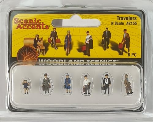Woodland Scenics A2155 Reisende mit Mänteln Geschäftsreisende Passagiere Figuren Spur N 1:160 Travelers Woodland Scenics A2155 Reisende mit Mänteln Geschäftsreisende Passagiere Figuren Spur N 1:160 Travelers von Woodland Scenics