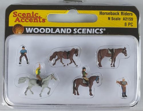 Woodland Scenics A2159 Pferde Reitschule Reitunterricht Reiter Figuren Spur N 1:160 Horseback Riders Woodland Scenics A2159 Pferde Reitschule Reitunterricht Reiter Figuren Spur N 1:160 Horseback Riders von Woodland Scenics