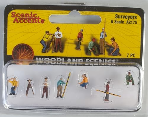 Woodland Scenics A2175 Landvermesser Bauarbeiter Ingenieure Figuren Spur N 1:160 Surveyors von Woodland Scenics