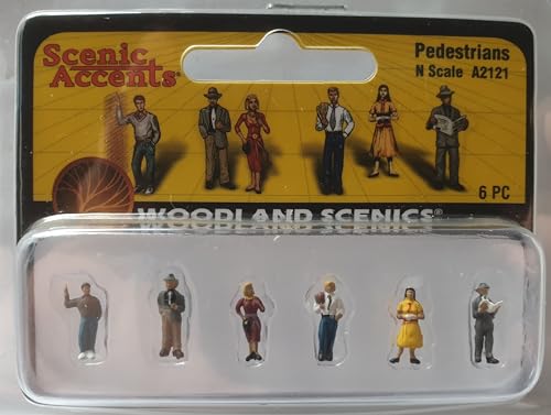 Woodland Scenics WA2121 Fußgänger Passanten gehende stehende Menschen Figuren Spur N 1:160 Pedestrian A2121 Woodland Scenics WA2121 Fußgänger Passanten gehende stehende Menschen Figuren Spur N 1:160 Pedestrian A2121 von Woodland Scenics