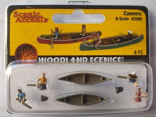 Woodland Scenics WA2200 Kanufahrer Zwei Kanus Vier Figuren Spur N 1:160 Canoers A2200 Woodland Scenics WA2200 Kanufahrer Zwei Kanus Vier Figuren Spur N 1:160 Canoers A2200 von Woodland Scenics