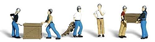 Spur 0 -- 6 Arbeiter mit Zubehör Spur 0 -- 6 Arbeiter mit Zubehör von Woodland