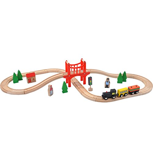 Woodtoys Holzeisenbahn (Holz 37 Teile) von Bandits & Angels