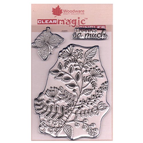 Woodware JGS555 Jane Gill Clear Magic Stempel, gemischter Stiel, durchsichtig von Woodware