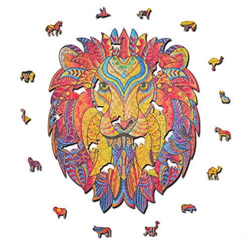 Woody Puzzles – Holzpuzzle Löwe 296 Teile – Tierpuzzle für Erwachsene & Jugendliche – komplexes Holzpuzzle mit einzigartigen Formen – Puzzle in Geschenkbox – ab 14 Jahren Woody Puzzles – Holzpuzzle Löwe 296 Teile – Tierpuzzle für Erwachsene & Jugendliche – komplexes Holzpuzzle mit einzigartigen Formen – Puzzle in Geschenkbox – ab 14 Jahren von Woody Puzzles