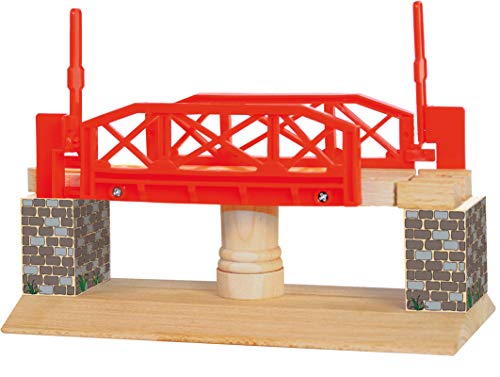 Drehbrücke Brücke beweglich mit automatischen Stopp HOLZEISENBAHN ZUBEHÖR von Woodyland