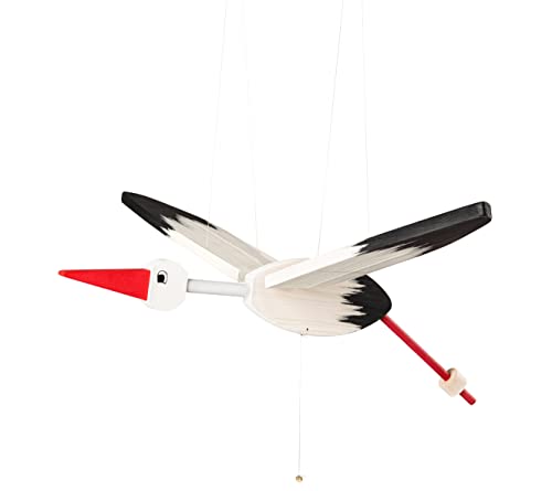 Woody 10217 Holz - Schwingtier Storch mit Einer Flügelspannweite von 80cm Woody 10217 Holz - Schwingtier Storch mit Einer Flügelspannweite von 80cm von Woodyland