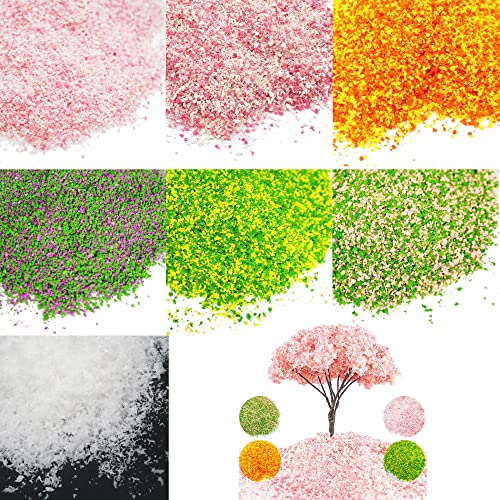 Woohome 7 Farbe Baumpuder Modellbaum für DIY Miniatur Tiefland Modell, Modellbau Bäume Gemischtes Bäume Modellbau für Handwerk Landschaftsarchitektur Bäume Woohome 7 Farbe Baumpuder Modellbaum für DIY Miniatur Tiefland Modell, Modellbau Bäume Gemischtes Bäume Modellbau für Handwerk Landschaftsarchitektur Bäume von Woohome