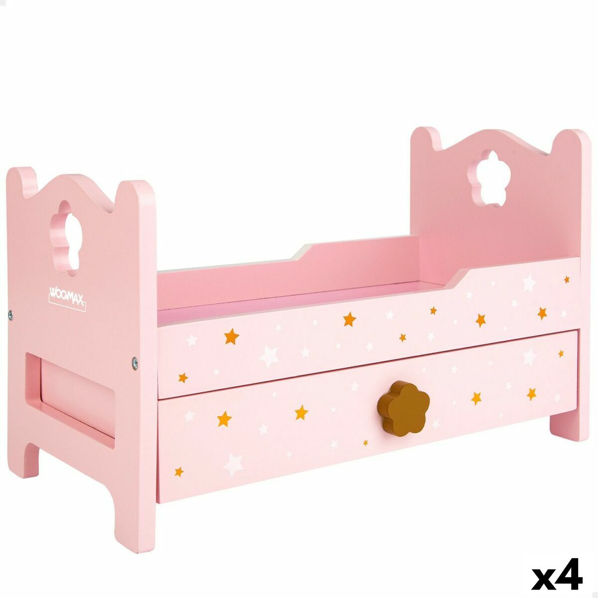 Bett Woomax Rosa 4 Stück 31 x 20 x 16 cm Bett Woomax Rosa 4 Stück 31 x 20 x 16 cm von Woomax