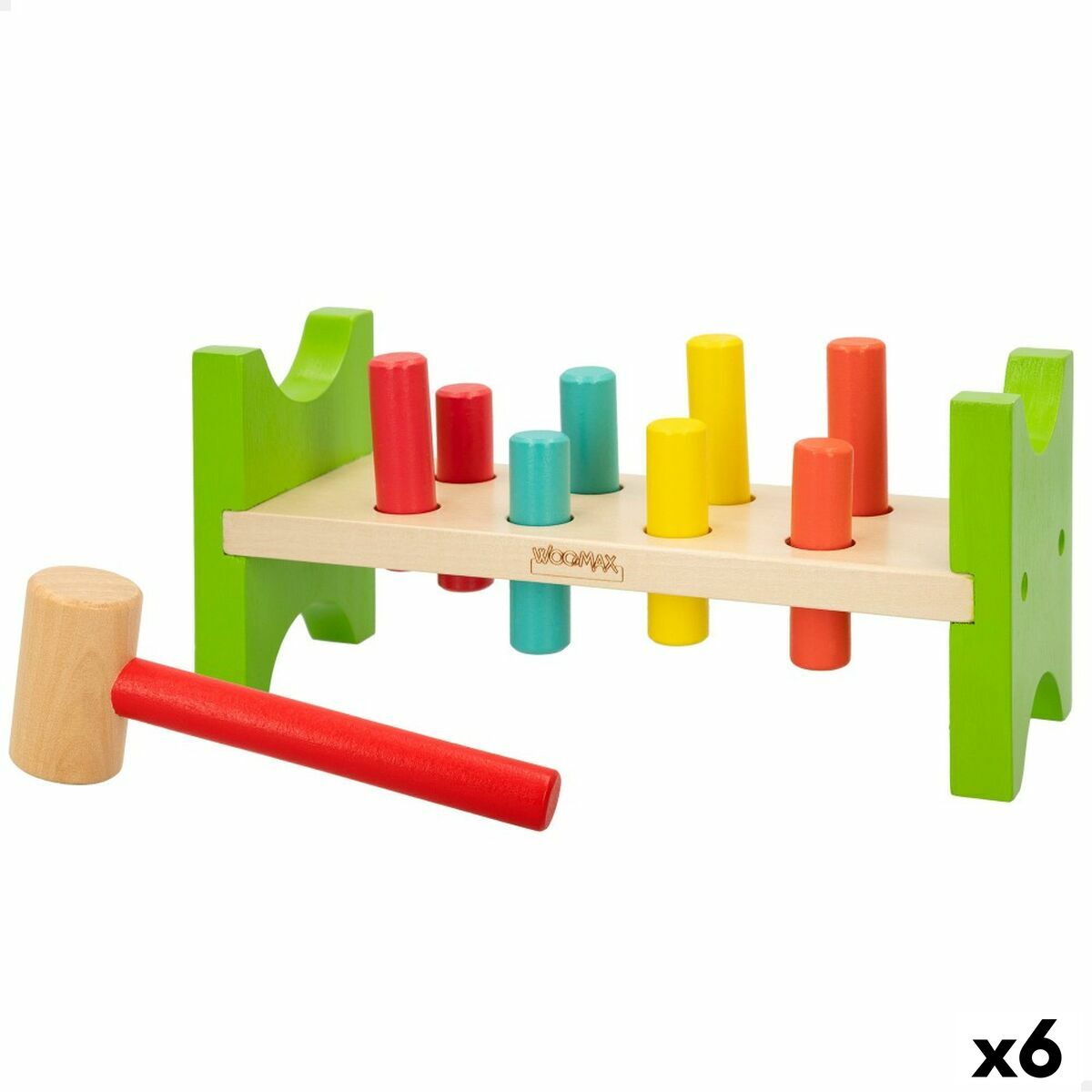 Geschicklichkeitsspiel Woomax 10 Stücke 26 x 12 x 9 cm (6 Stück) von Woomax