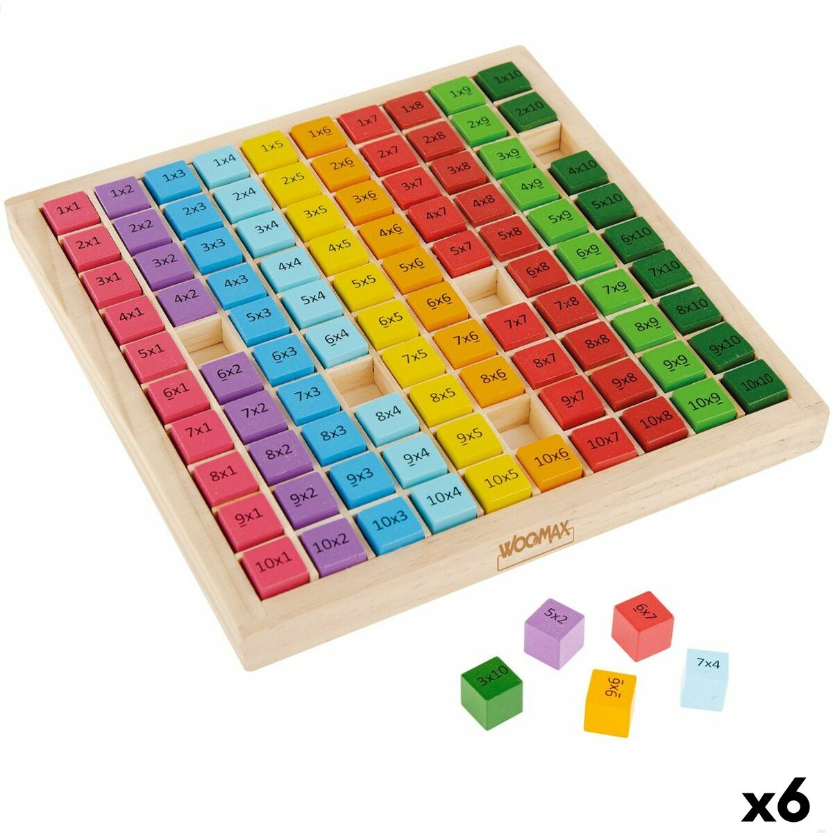 Geschicklichkeitsspiel Woomax 101 Stücke 19 x 2 x 19 cm (6 Stück) von Woomax