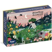 All Good Things Are Wild and Free 1,000-Piece Puzzle (Flow) Adults Families Picture Quote Mindfulness Gift von Workman Publishing