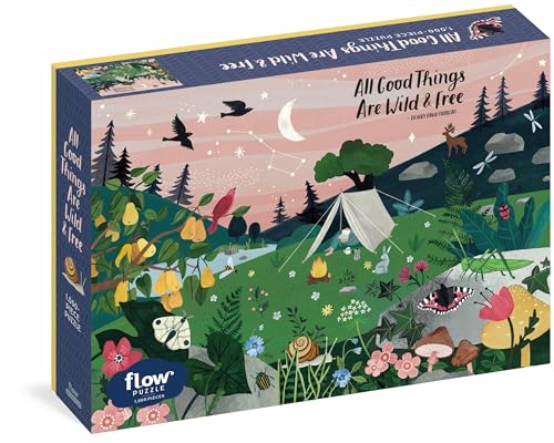 All Good Things Are Wild and Free - 1,000-Piece Puzzle (Flow) von Workman Publishing