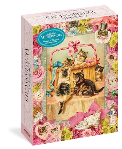 Cynthia Hart's Victoriana Cats: Basket of Mischief 1,000-piece Puzzle von Workman Publishing Company