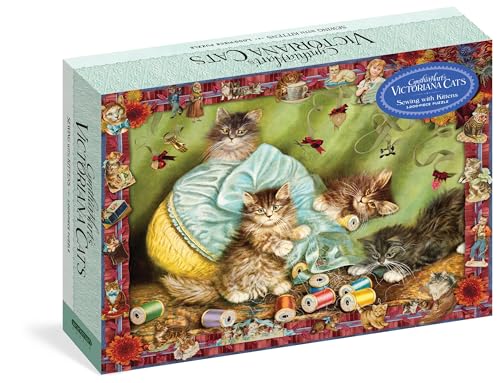 Cynthia Hart's Victoriana Cats: Sewing with Kittens 1,000-piece Puzzle von Workman Publishing