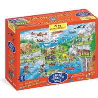 My Big Wimmelpuzzle--Animals Around the World Floor Puzzle, 48-Piece (Children's Puzzles, Ages 3 and Up) von Workman