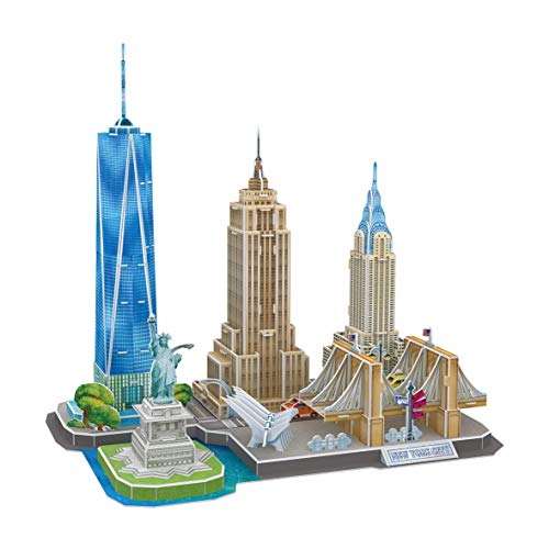 3D Puzzle - Puzzle New York 3D Puzzle Kinder Und 3D Puzzle Erwachsene, 3D Puzzle Mädchen, 3D Puzzle Mit 123 Teilen, Modelle Zum Zusammenbauen Von Erwachsenen von Party town