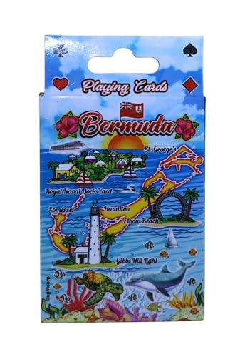 World By Shotglass Bermuda Map Collectible Souvenir Spielkarten mit Header World By Shotglass Bermuda Map Collectible Souvenir Spielkarten mit Header von World By Shotglass