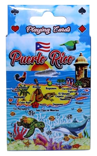 World By Shotglass Puerto Rico Map Collectible Souvenir Playing Cards with Header World By Shotglass Puerto Rico Map Collectible Souvenir Playing Cards with Header von World By Shotglass
