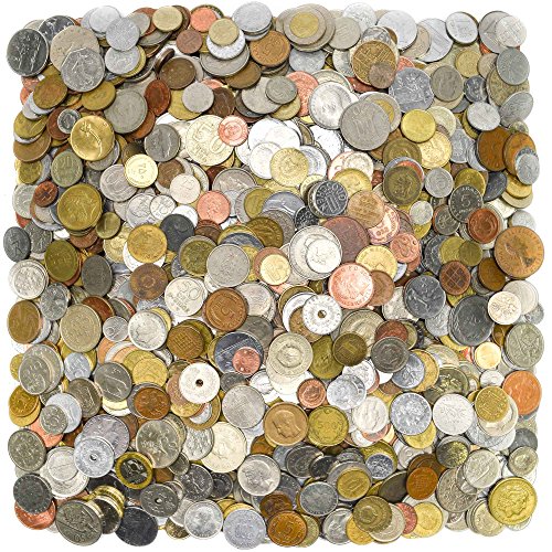2lb CIRCULATED WORLD FORIEGN COINS,HEAVIER,LARGER,OLDER,A MIX OF OLD AND NEW!World coin collection set.NO TOKENS. by CoinStop 2lb CIRCULATED WORLD FORIEGN COINS,HEAVIER,LARGER,OLDER,A MIX OF OLD AND NEW!World coin collection set.NO TOKENS. by CoinStop von World Coins
