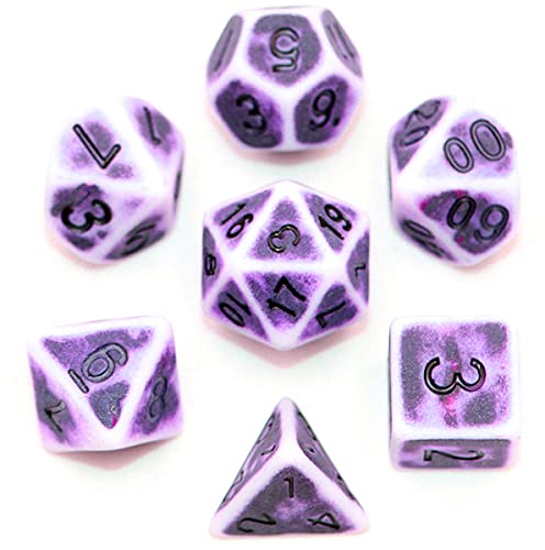 World of Dice - Antik-Serie - Würfelset für Pen and Paper, 7-teiliges Set, Würfel für D&D, DSA, Aborea, Cthulhu, Shadowrun und viele mehr World of Dice - Antik-Serie - Würfelset für Pen and Paper, 7-teiliges Set, Würfel für D&D, DSA, Aborea, Cthulhu, Shadowrun und viele mehr von World of Dice