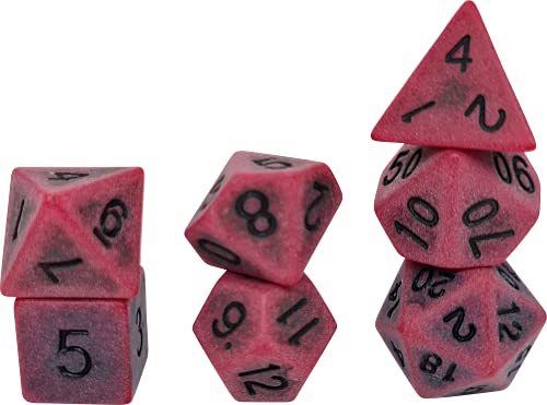 World of Dice - Antik-Serie - Würfelset für Pen and Paper, 7-teiliges Set, Würfel für D&D, DSA, Aborea, Cthulhu, Shadowrun und viele mehr World of Dice - Antik-Serie - Würfelset für Pen and Paper, 7-teiliges Set, Würfel für D&D, DSA, Aborea, Cthulhu, Shadowrun und viele mehr von World of Dice
